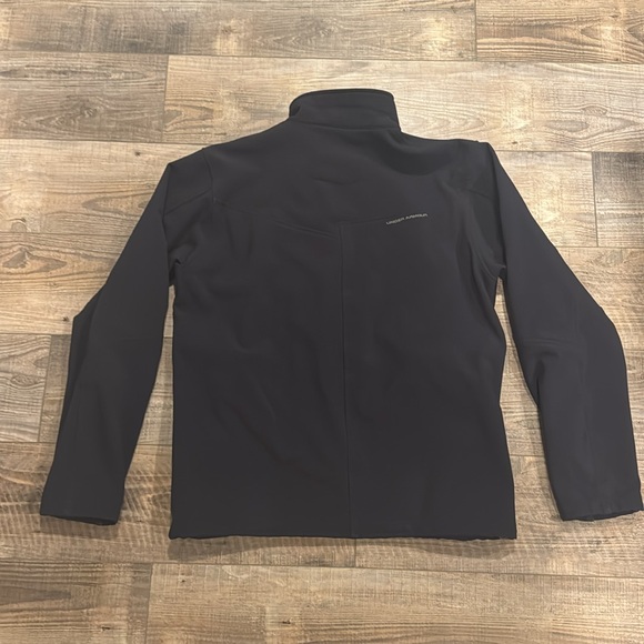 Under Armour Black Zip Up Jacket Size Large Great Condition - Picture 3 of 3